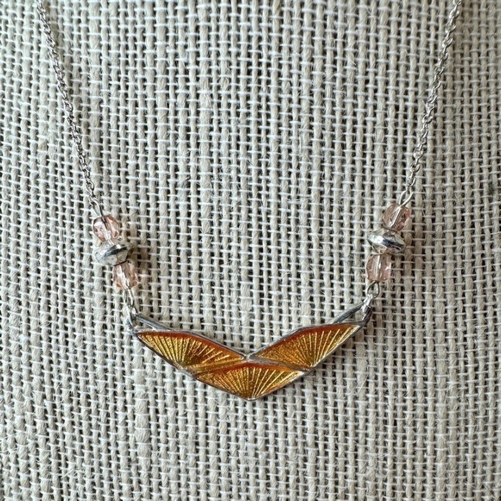 Art Deco Vintage Enamel Choker Necklace New Vintage DeadStock